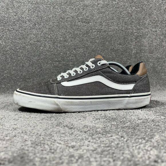 Vans Ward DX Mens Size 12 Gray Brown Casual Low Top Deluxe Comfort Skate Shoes - Picture 5 of 11